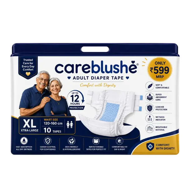 Careblushe Adult Diaper Tape – 10 Tapes